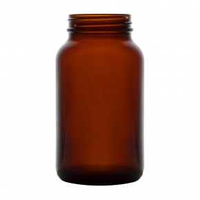 Bottle, Powder, Amber, Capacity 500ml, Thread R3/58, Soda-Lime Glass