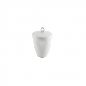Crucible, Tall Form, With Lid, Capacity 15ml, Porcelain