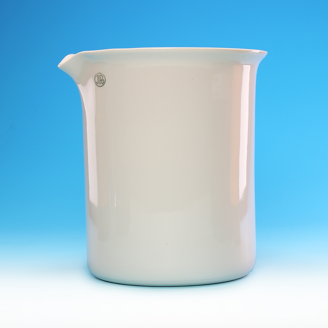 Beaker, Tall Form, With Spout, Capacity 400ml, Porcelain