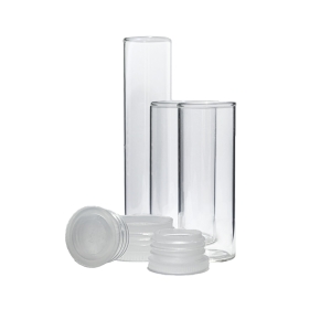 Tube, Specimen Tubes, Flat Bottom, Height:38mm, OD:10mm, With Polythene Stoppers