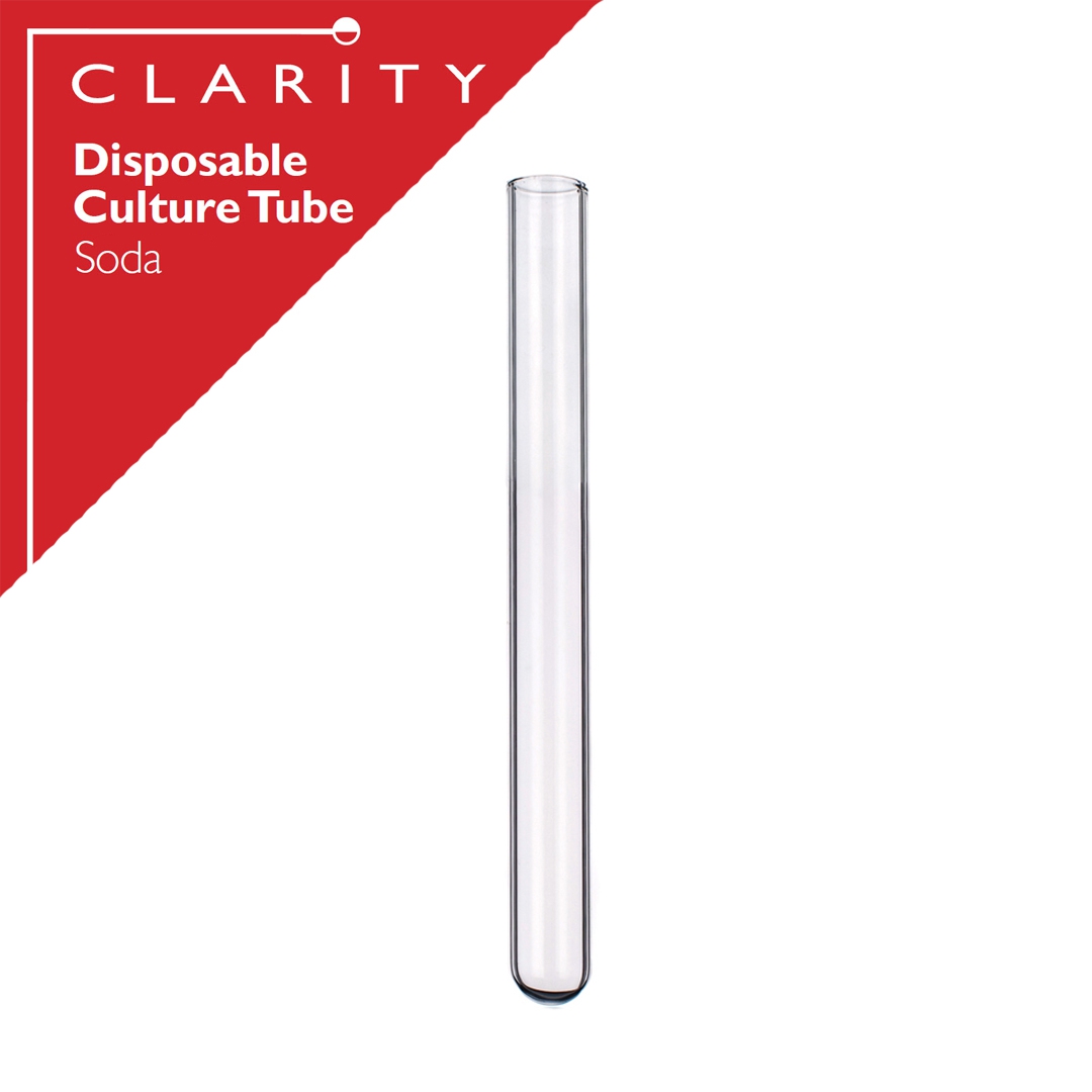 Disposable Culture Tube, 16X100mm, Soda Glass, Pack Of 1000pcs