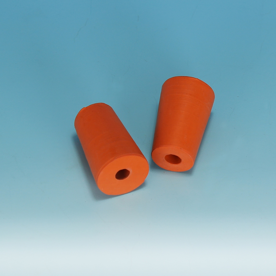 Stopper, Rubber Stopper, One Hole, Base 27mm, Top 31mm, Height 32mm, Natural Rubber