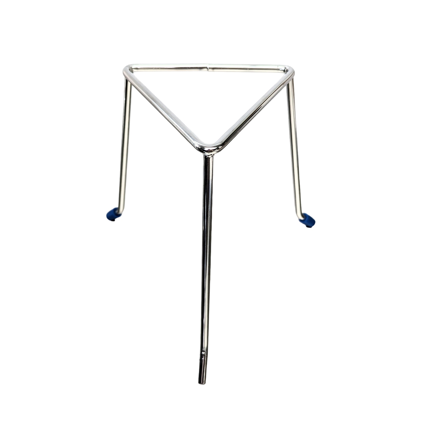 Tripod Stands, Height 190mm, Triangular Top Side Length 150mm, Stainless Steel, Rubber Feet