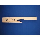 Test Tube Holders, Aisi304, Wood, Without Finger Grip