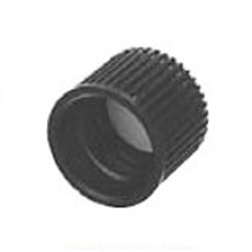 Cap, Black Phenolic , White Rubber Liner, 15-415, Autoclavable