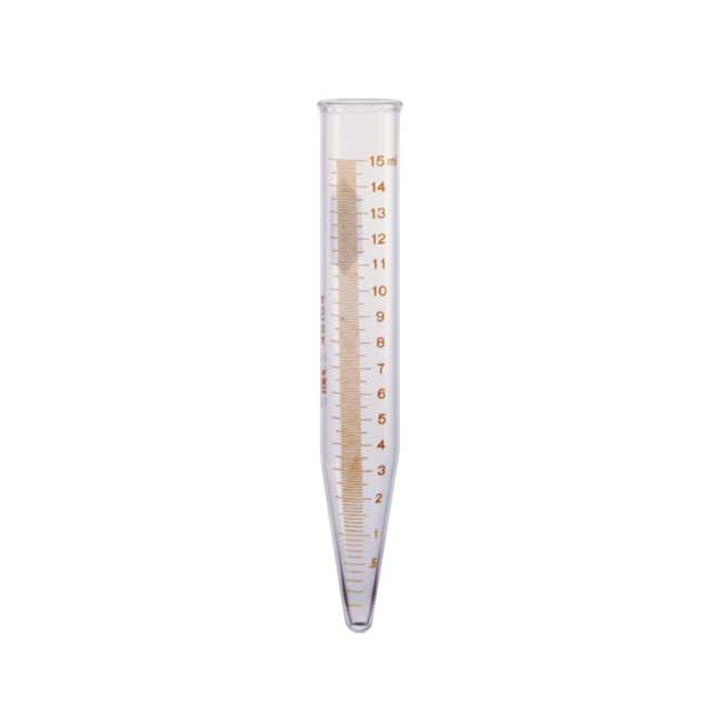 Tube, Reusable Centrifuge Tubes, Graduated, Red Stain Scale, DWK, Capacity 15ml, Borosilicate Glass 3.3