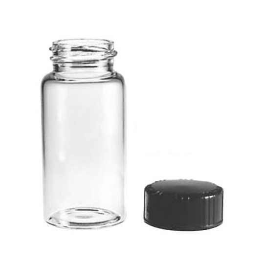 Vial, Black Phenolic Caps, Polyvinyl-faced Liners, DWK, Capacity 16ml, Borosilicate Glass 5.1