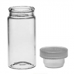 51 Expansion Glass Tooled Vials with Unattached Polyethylene Closures
