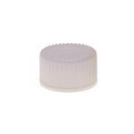 White Urea Screw Thread Caps with PTFE-Faced Foam-Backed Rubber Liners