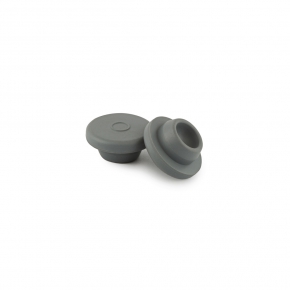 Stoppers, Gray Chlorobutyl, Straight-Sided, GPI 20