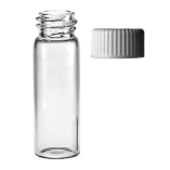 Glass Scintillation Vials with Large Opening and Unattached Caps