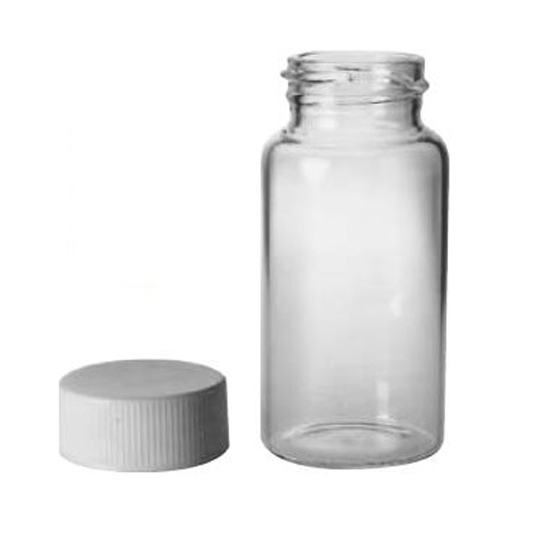 20 mL Scintillation Vials with Unattached Caps, DWK, Thread Size 22-400, Outer Diameter 27mm, Height 57mm, Borosilicate Glass 3.3