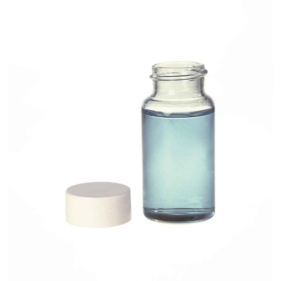 20 mL Scintillation Vials with Unattached Caps, DWK, Thread Size 22-400, Outer Diameter 27mm, Height 57mm, Borosilicate Glass 3.3