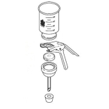 Microfiltration Assembly with Replaceable Fritted Glass Support