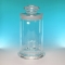 Museum Jar, Knob Lid, OD 100mm, Effective Height 100mm, Wall Thickness 3.5mm, Borosilicate 3.3 Glass