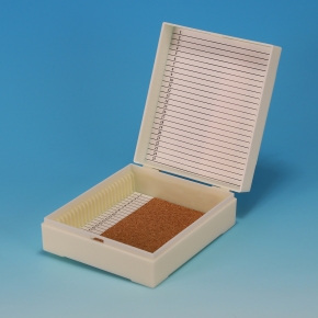 Microscope, Slide Box, Places 25