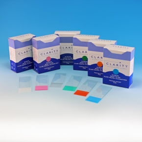 Microscope, Slides, Coloured, Glass