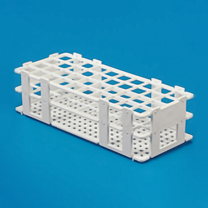 Tube Light Rack Test Tube, Rack, RPP, Colour White, Durable And Reusable, Plastic ...