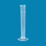 Measuring Cylinder, Class B, Hexagonal Base, Plastic TPX