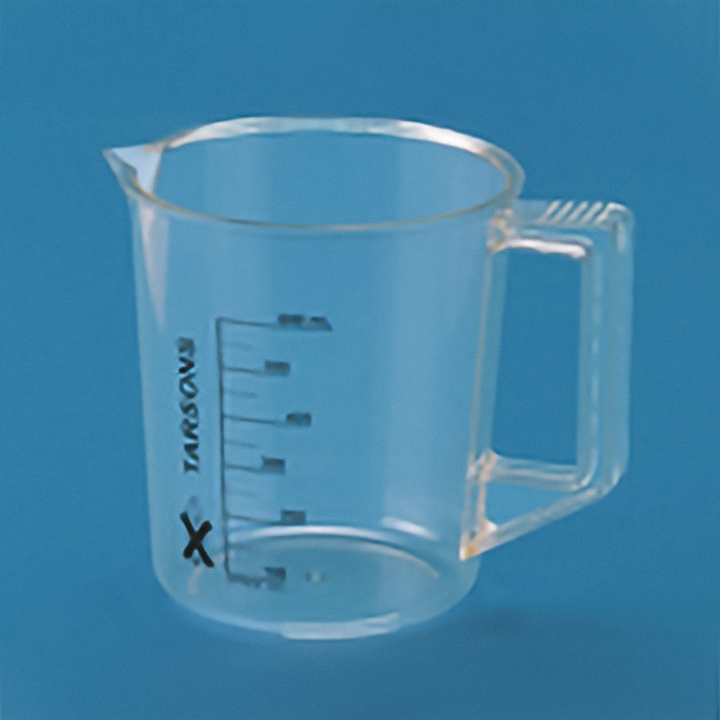 Measuring Beaker With Handle, 1000ml, Tpx Autoclavable