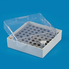 Micro Tube Box, PC/LDPE, 81 Places 0.5ml