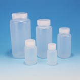 Bottle, Wide Mouth Bottle, Clear, Plastic, Polypropylene (PP)