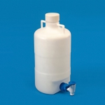 Aspirator Bottle, With Stopcock, Plastic PP Autoclavable