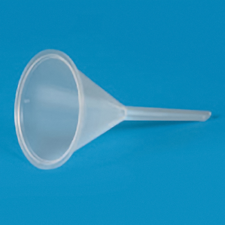 Funnel, Plain Funnel, Autoclavable, Inner Diameter Top: 35mm, Stem Length: 35mm, Plastic PP