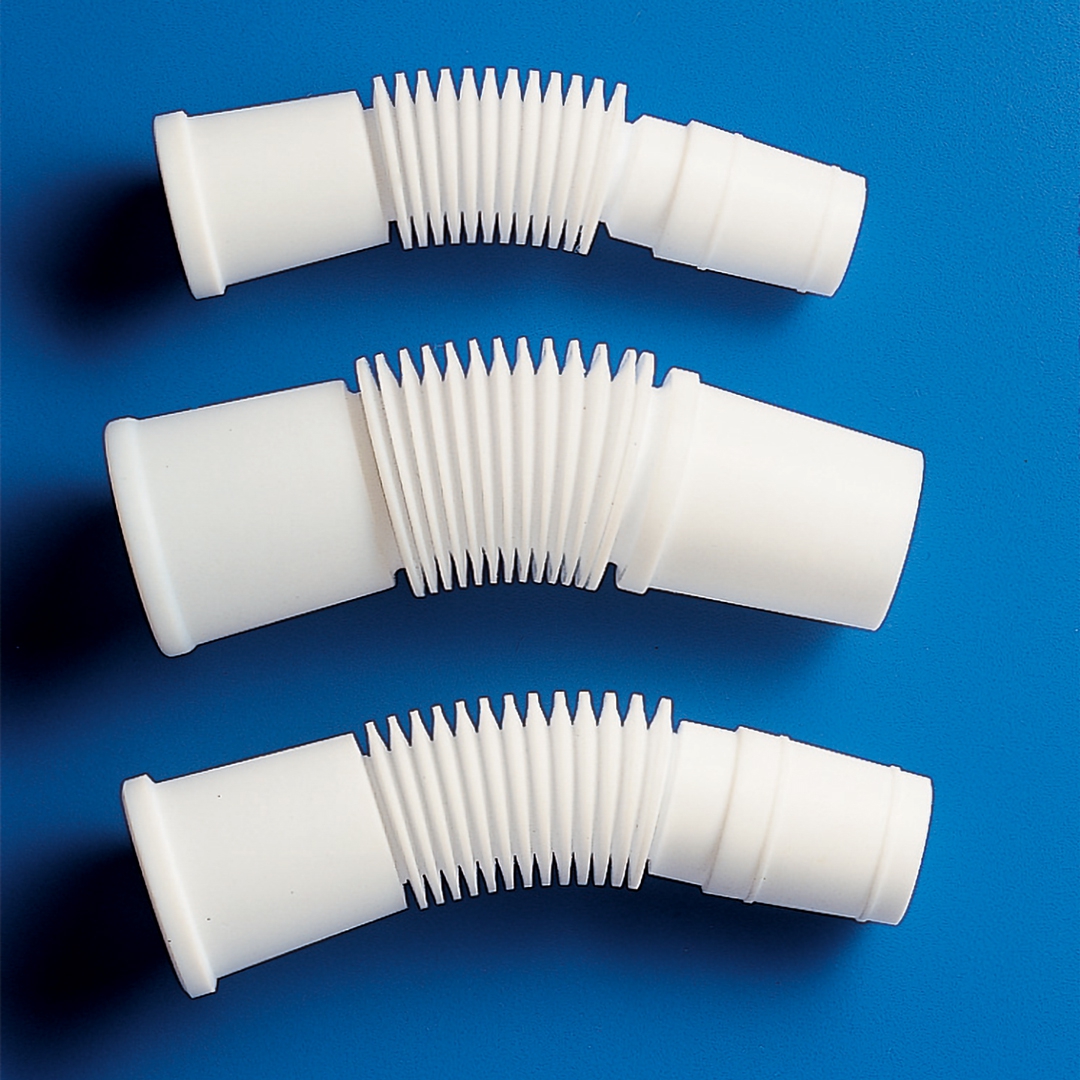 Kartell Supple Connectors, Lower 25.7mm, Upper 130.34mm, Height 29.63mm, Material PTFE