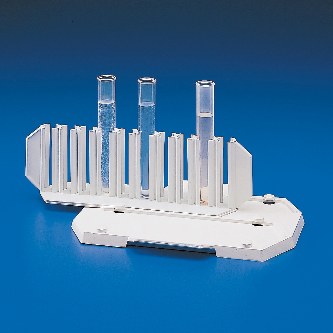 Test Tube, Base Plate For Test Tube Racks, Kartell, Places 2, Dimensions 156x202x13.5mm, PP