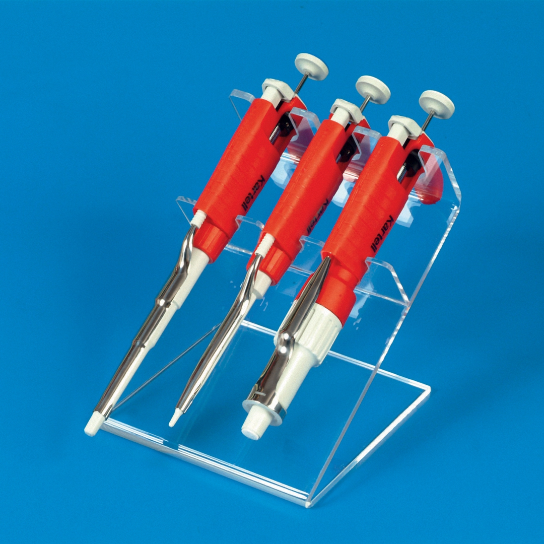 Kartell Spare Parts Set And Microchannel Micropipettes Stand , Micropipette mod. FX 5 - FX 10