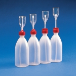 Adjustable Volume Dispenser Bottles, Material PE (BOTTLE) PMP (CONTAINER)