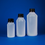 Narrow Neck Bottles With White Tamper Evident Cap, Material Material HDPE