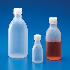 Kartell Bottles, Narrow Neck With Cap, Graduated, 1000Ml, Pp, Capacity 1000ml, Graduation 100ml, OD 95mm, Height 224mm, Mouth 23mm, DIN Standard GL32, Material PP