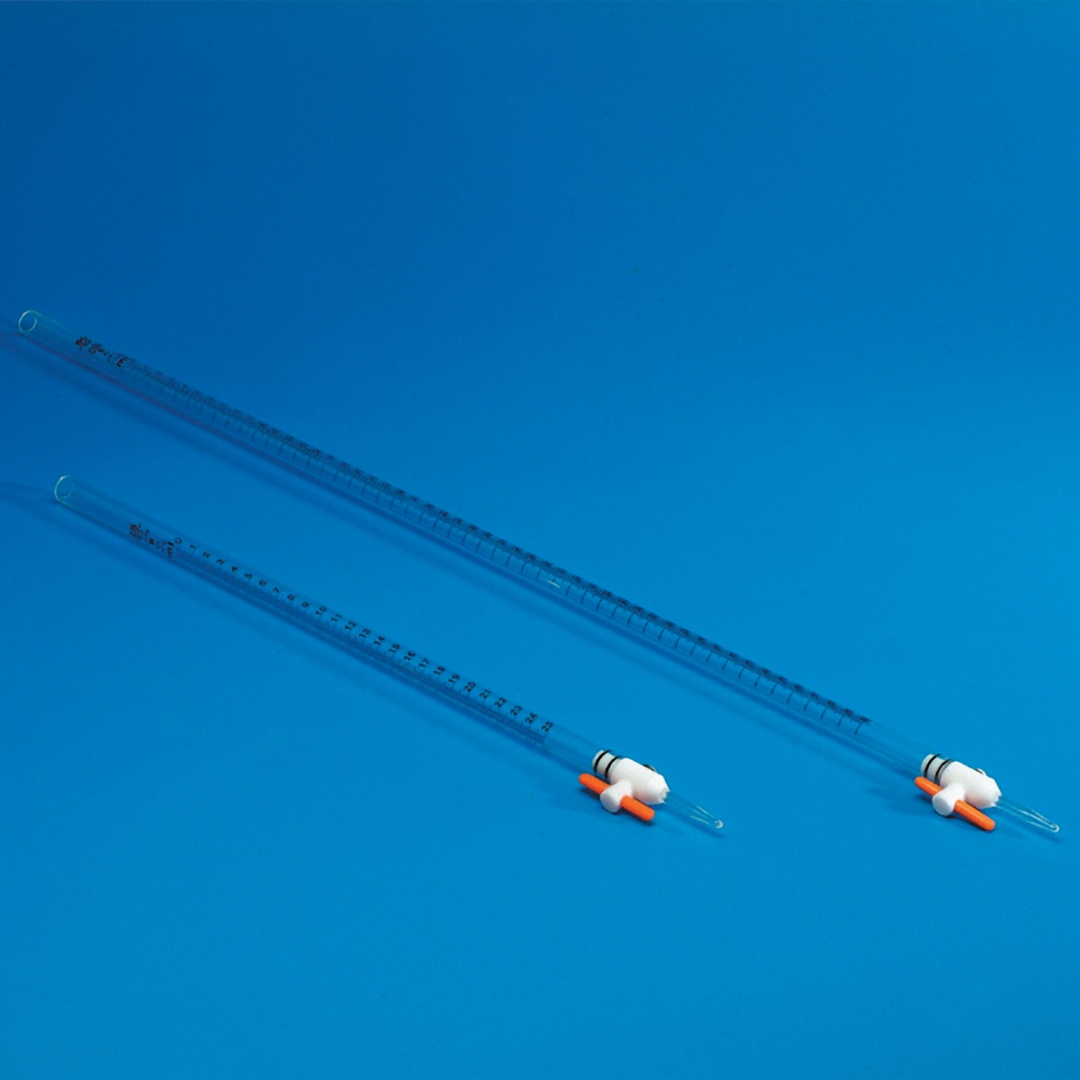 Burette, Graduated Burette, Capacity 10ml, Plastic, Polymethyl Methacrylate (PLEXIGLAS)