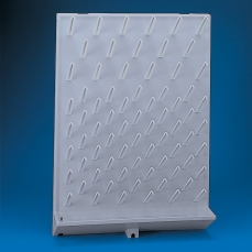 Kartell Draining Rack, No. of places 72, Dimension 450x630x110mm, Drainpipe internal: 11 - external: 13mm, Material High Impact PS