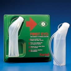 Kartell First Aid Emergency Eye Wash Station, Language Version frangaise, Dimension 300x300mm, Material High Impact PS