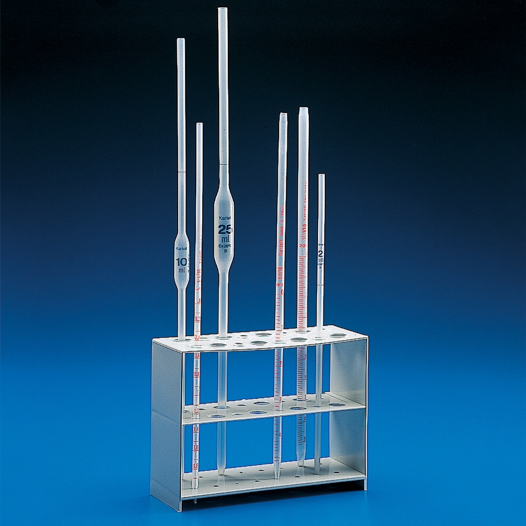 Pipette Stand, Kartell, Dimensions 200x75mm, Height 150mm, PP