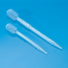 Kartell Disposable Dropping Pipettes Bellow Type, Length 134mm, Capacity 1.5ml, Stem 8mm, Graduation 0.5ml, Material PE