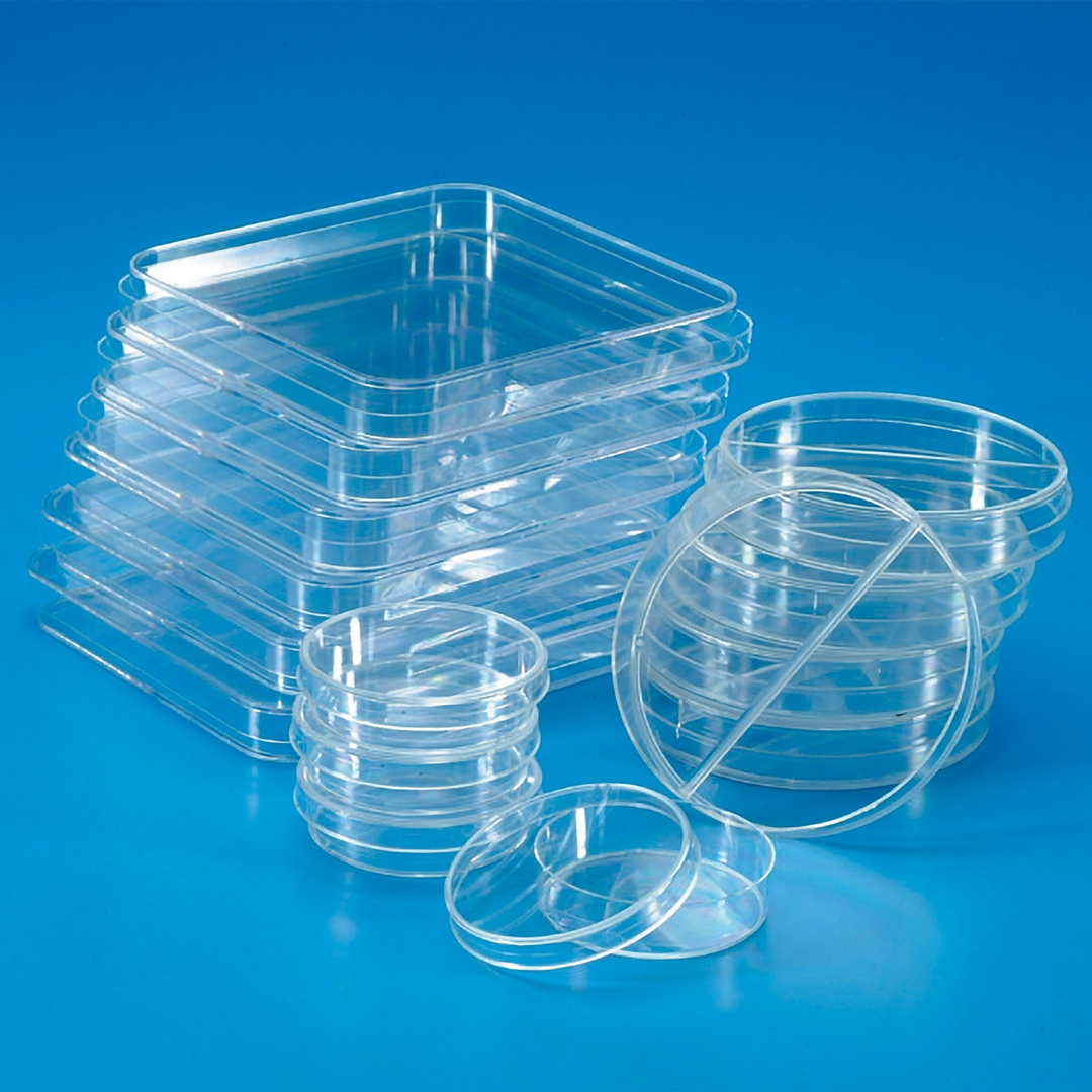 Kartell Disposable Petri Dishes, OD 100mm, Type With triple vents, Material PS