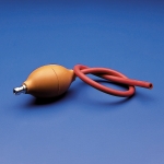 Mono Ball For Vacuum With Two Valves, Red Rubber