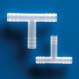 Kartell T-Untapered Connectors, Nominal OD 6mm, Valley/Crest OD 4.5/5.4mm, Bore 3.7mm, Material PP