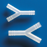 Kartell Y-Untapered Connectors, Nominal OD 14mm, Valley/Crest OD 12.8/13.7mm, Bore 9.7mm, Material PP