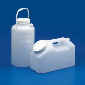 Kartell Container For Urine, Capacity 2500ml, Mouth OD 74mm, Width 250mm, Length 114mm, Height 243mm, Graduation 160ml, Material PE