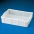 Kartell Deep Tray Low Form Stackable, Capacity 20Ltr, Dimension External 410x458x143mm, Colour White, Material HDPE