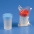 Urine Cups With Screw Cap, Material PP