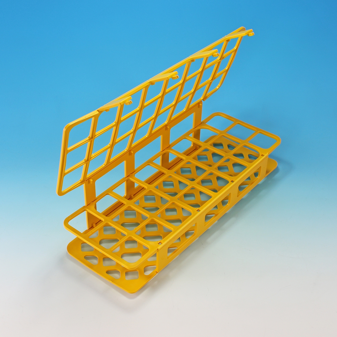 Test Tube, Universal Test Tube Rack, Kartell, Number of Holes 40, Hole Format 4x10, Hole Diameter 20mm, PP