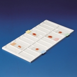 Kartell Tray For Microscope Slides, No. Places 20, Dimension 190x340x8mm, Material PVC