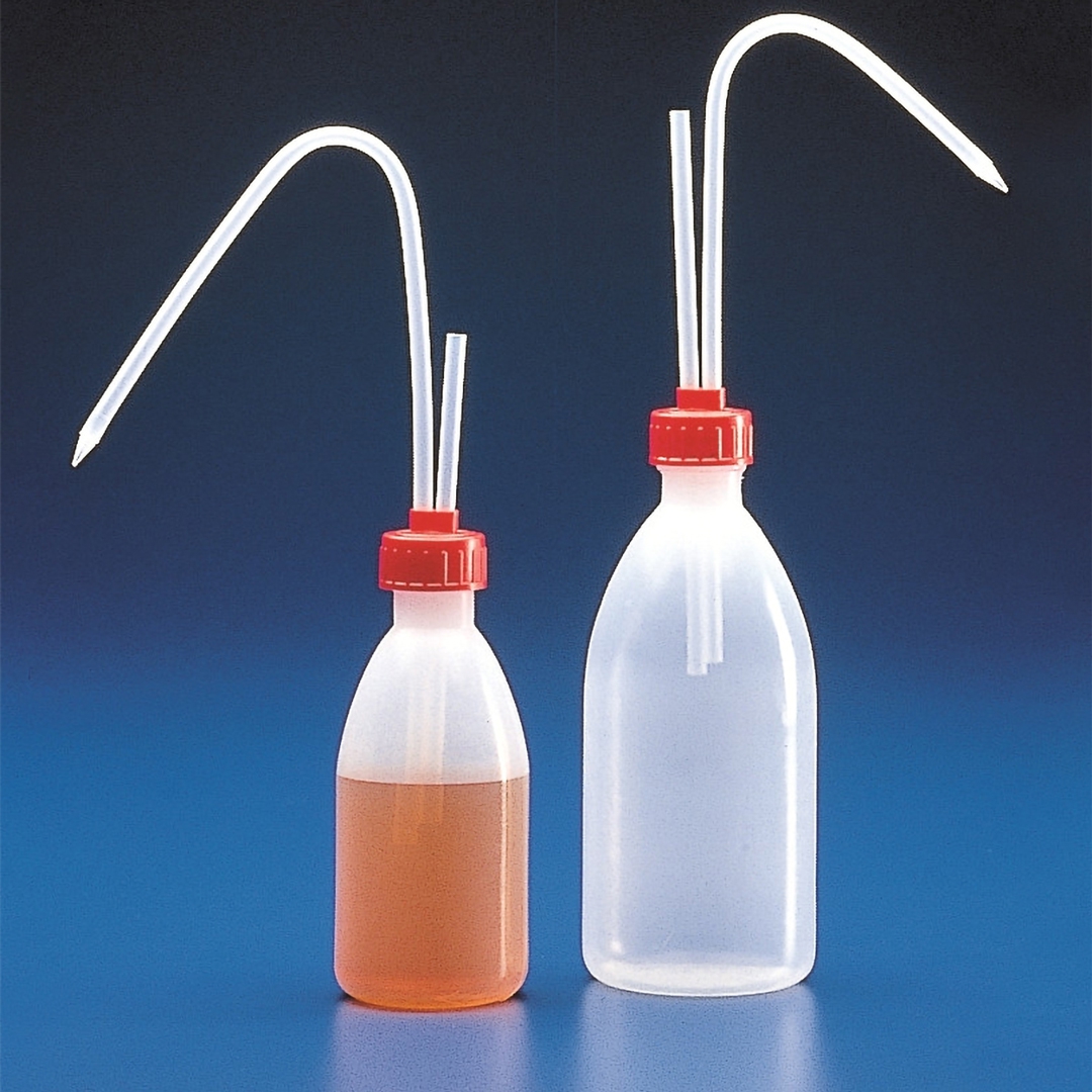 Kartell Wash Bottles, Capacity 500ml, OD 75mm, Height 180mm, Material PE
