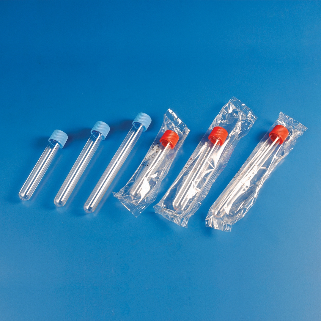 Kartell Cylindrical Test Tubes, Capacity 10ml, OD 16mm, Height 100mm, Packing Type Bulk, Material PS